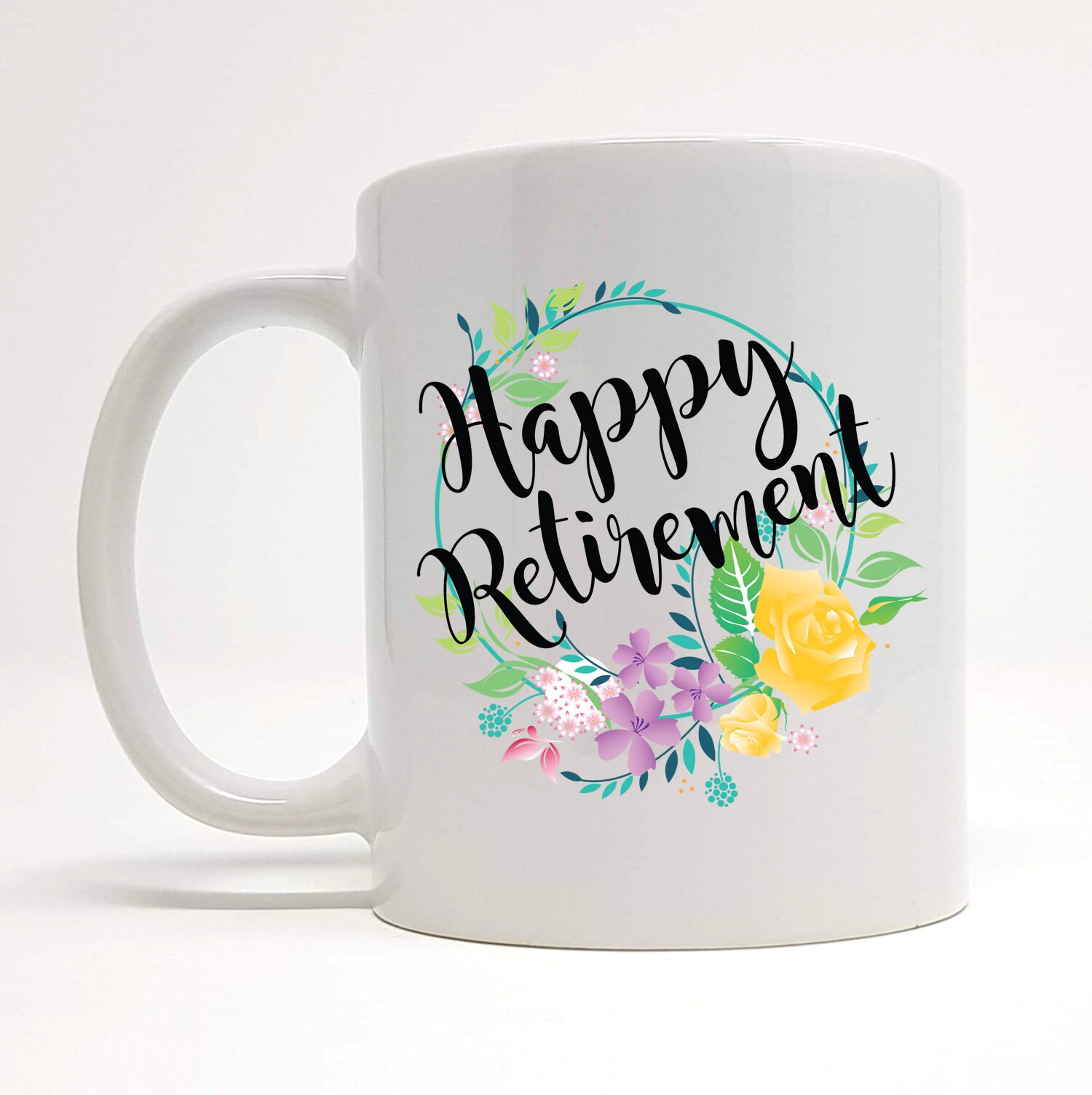 Happy Retirement Gift Retirement Mugs Cute Retiring Present Etsy