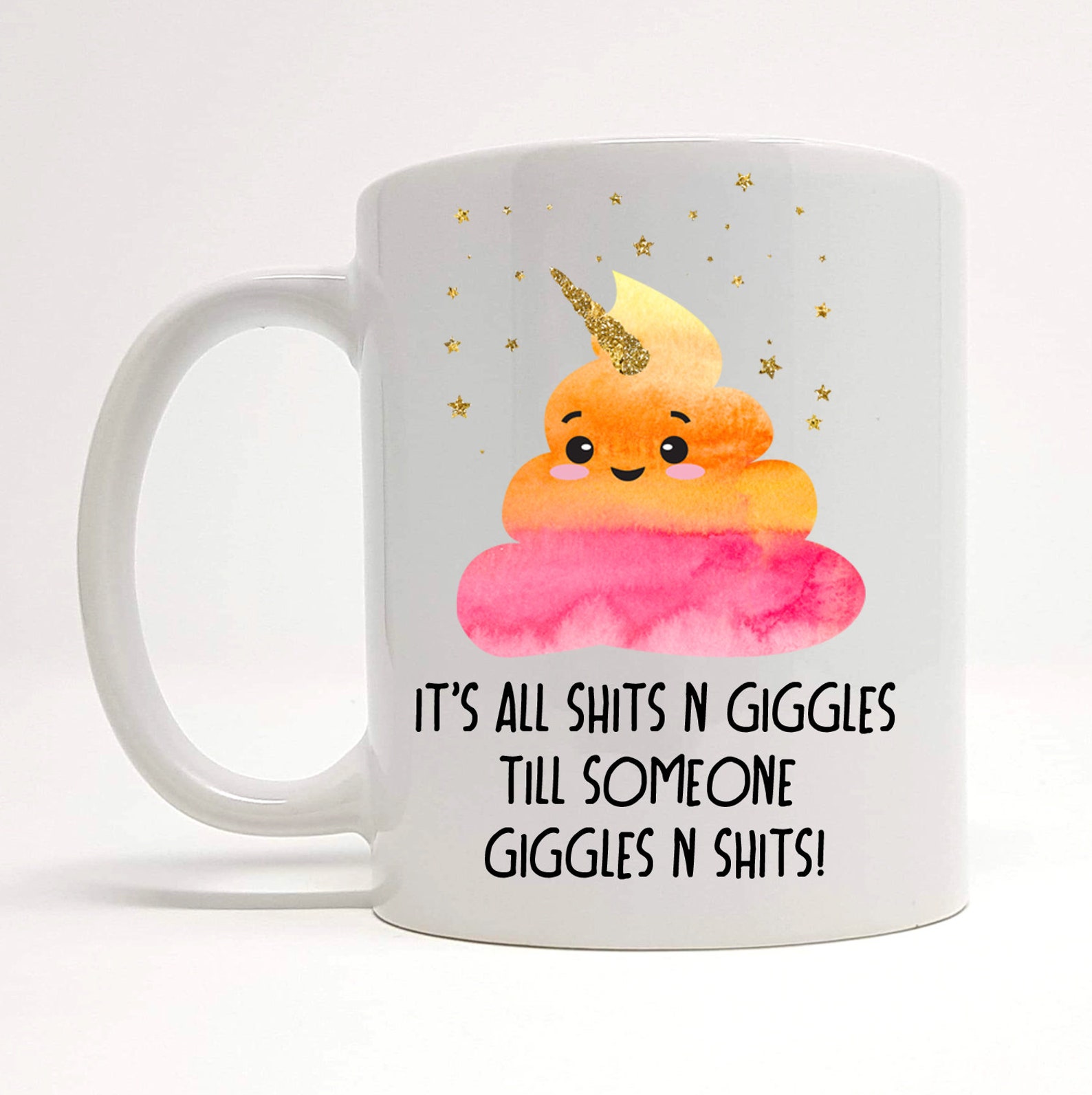 Poop emoji gift shits and giggles Emoji Gift Emoji Mugs Etsy