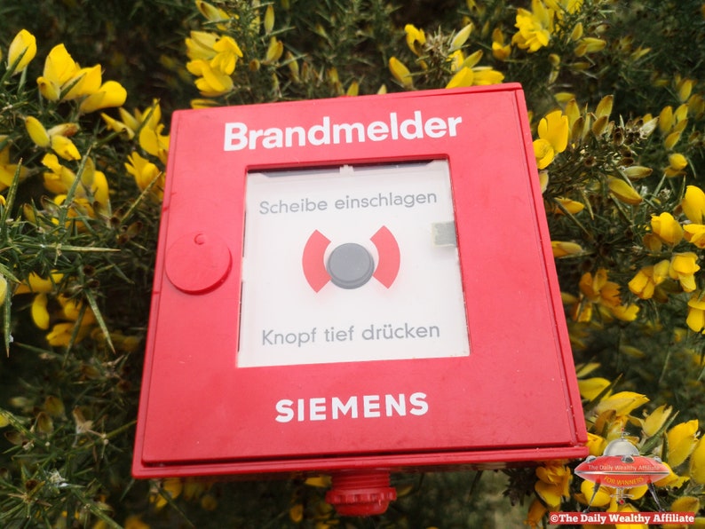 Siemens Manual Trigger Fire Alarm Box Brandmelder Electronic Etsy