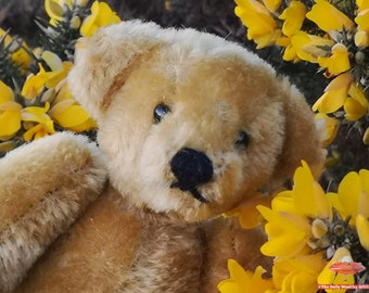 Bell Bears Small Teddy Bear Brown Fully Jointed Made in Great Britain Love Friendship Hand Crafted Vintage RARE