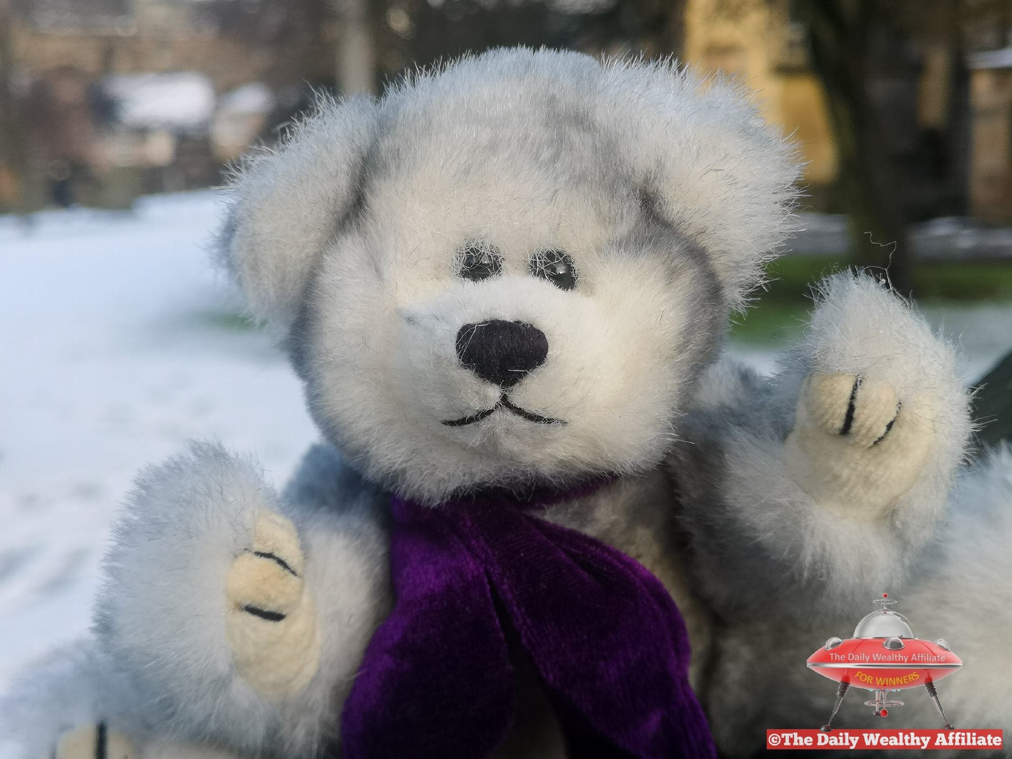Husky Polar Teddy Bear Fully Jointed Winter Adorable Vintage | Etsy