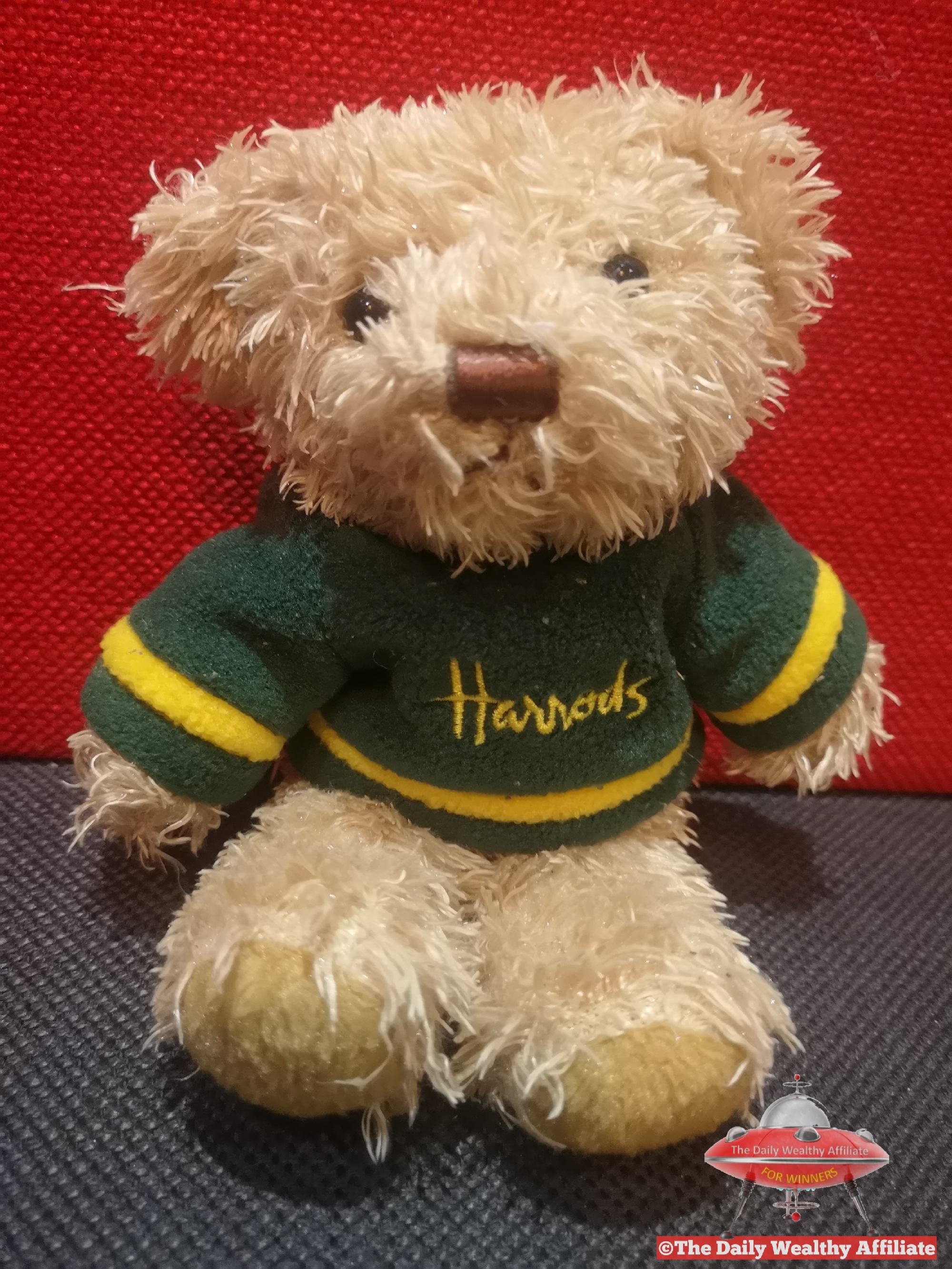 Harrods Little Cute Teddy Bear Vintage Friendship | Etsy UK