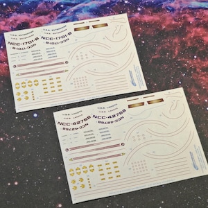 Star Trek Uss Excelsior Decals - Etsy