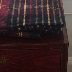 Fall Palette Vintage Plaid Tea Towels, Autumn Kitchen Decor, Host / Hostess Gift, Winter Dining Table Decor image 6