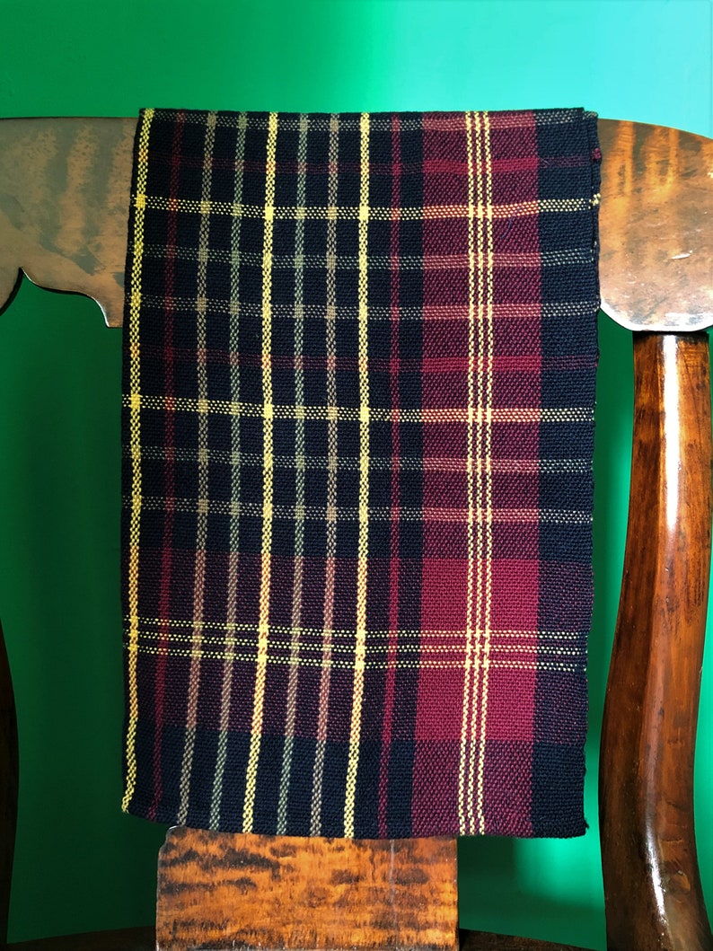 Fall Palette Vintage Plaid Tea Towels, Autumn Kitchen Decor, Host / Hostess Gift, Winter Dining Table Decor image 3