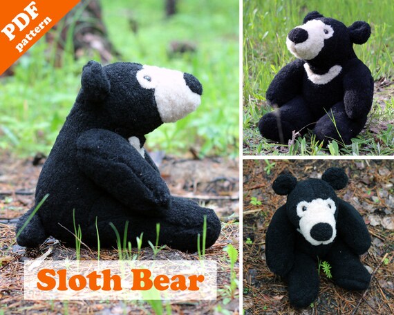 stuffed sloth bear