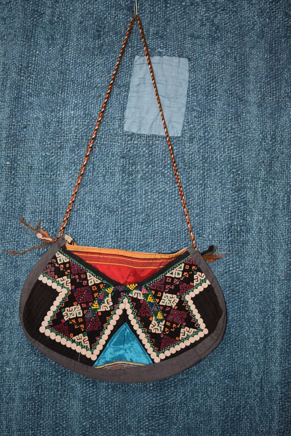 Vintage bag handwoven handmade bag Small bag Cross