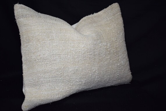 Hemp Kilim Lumbar Pillow Decorative Kilim Pillow Sofa Lumbar Etsy