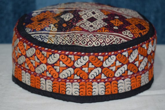 Handmade hat Suzani hat Ethnic hat Embroidery hat… - image 4