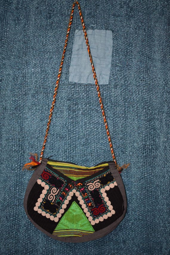 Vintage bag handwoven handmade bag Small bag Cross