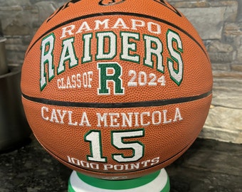 Canasta de baloncesto impresa en 3D personalizada