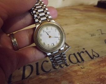 Vintage französische Uhr YEMA Paris - Markenuhr zum Restaurieren - Edelstahlgehäuse