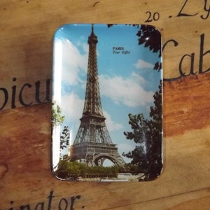 Vintage French Tray - Paris Souvenir Plastic Tray - Eiffel Tower Money Tray - Ring Dish - Paris Coin Tray - OVET souvenir - photo de Guillot