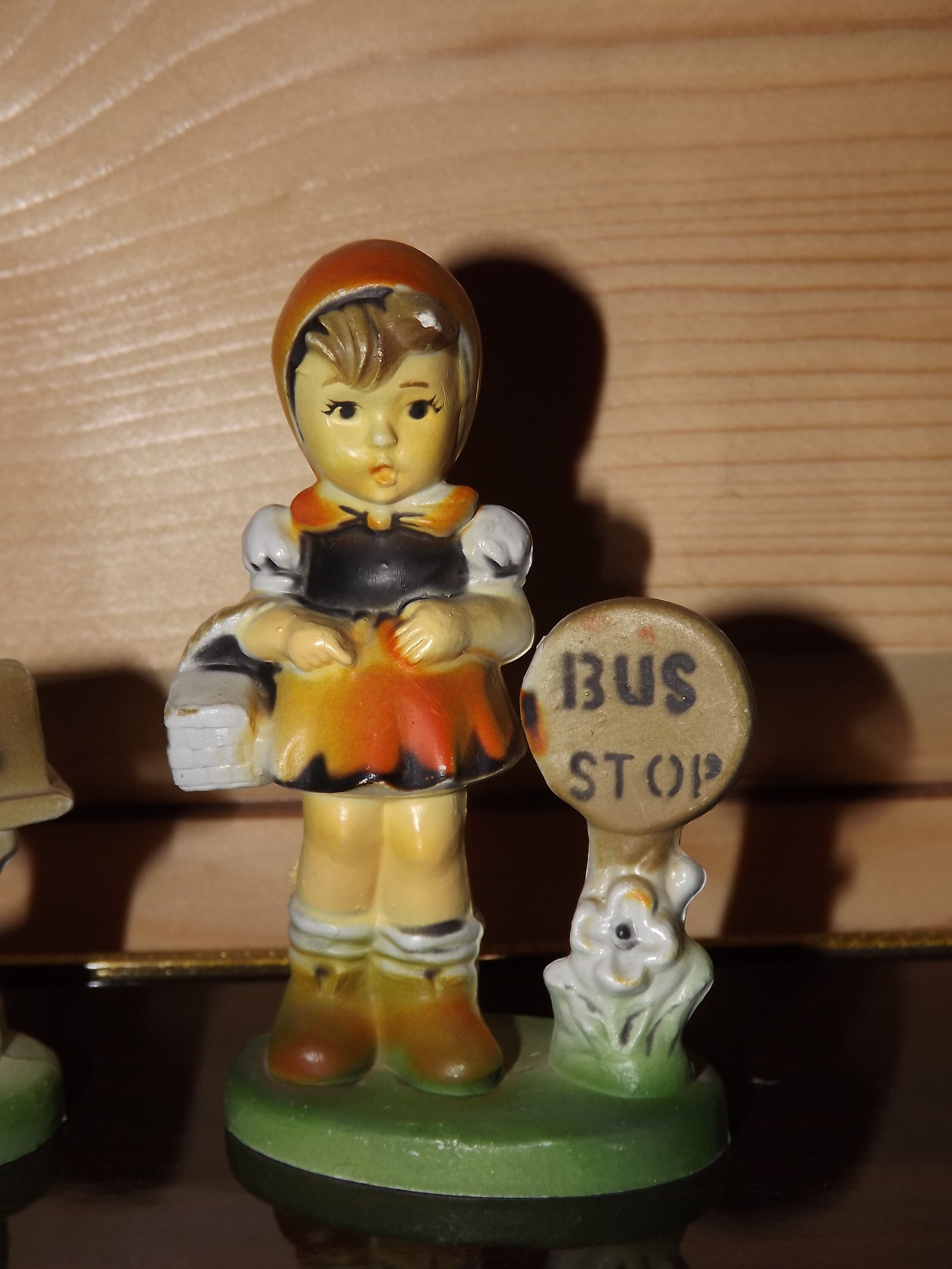 Vintage 60s Hong Kong Figurines - Hard Plastic Hummel Style