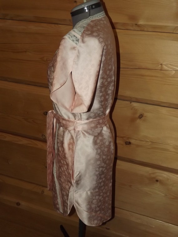 Vintage French Night Dress with Gown - Pale Pink … - image 7
