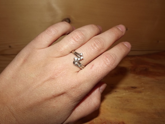 アクセサリー Vintage Silver 70's France Made Ring 925 ZXZX Vintage 925 Sterling Silver MOP Domed Ring 14.4g, 5.75s