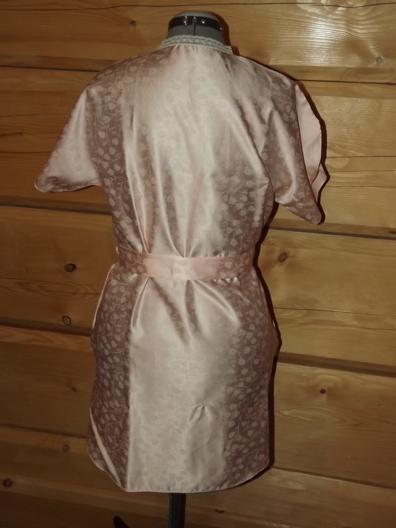 Vintage French Night Dress with Gown - Pale Pink … - image 8