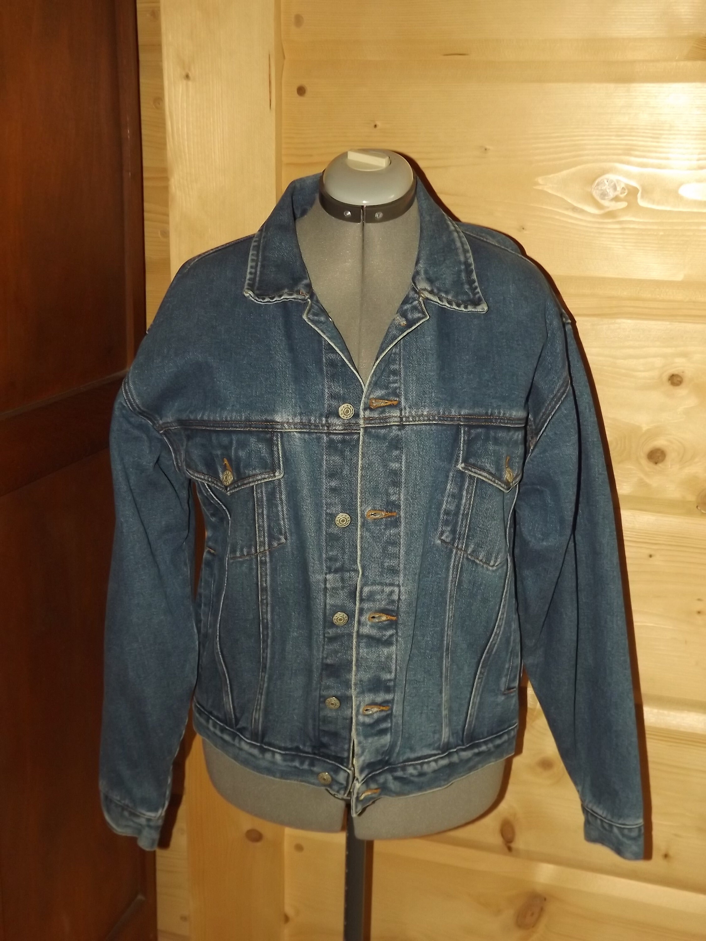 Vintage Denim Jacket 80s Jeans Jacket 