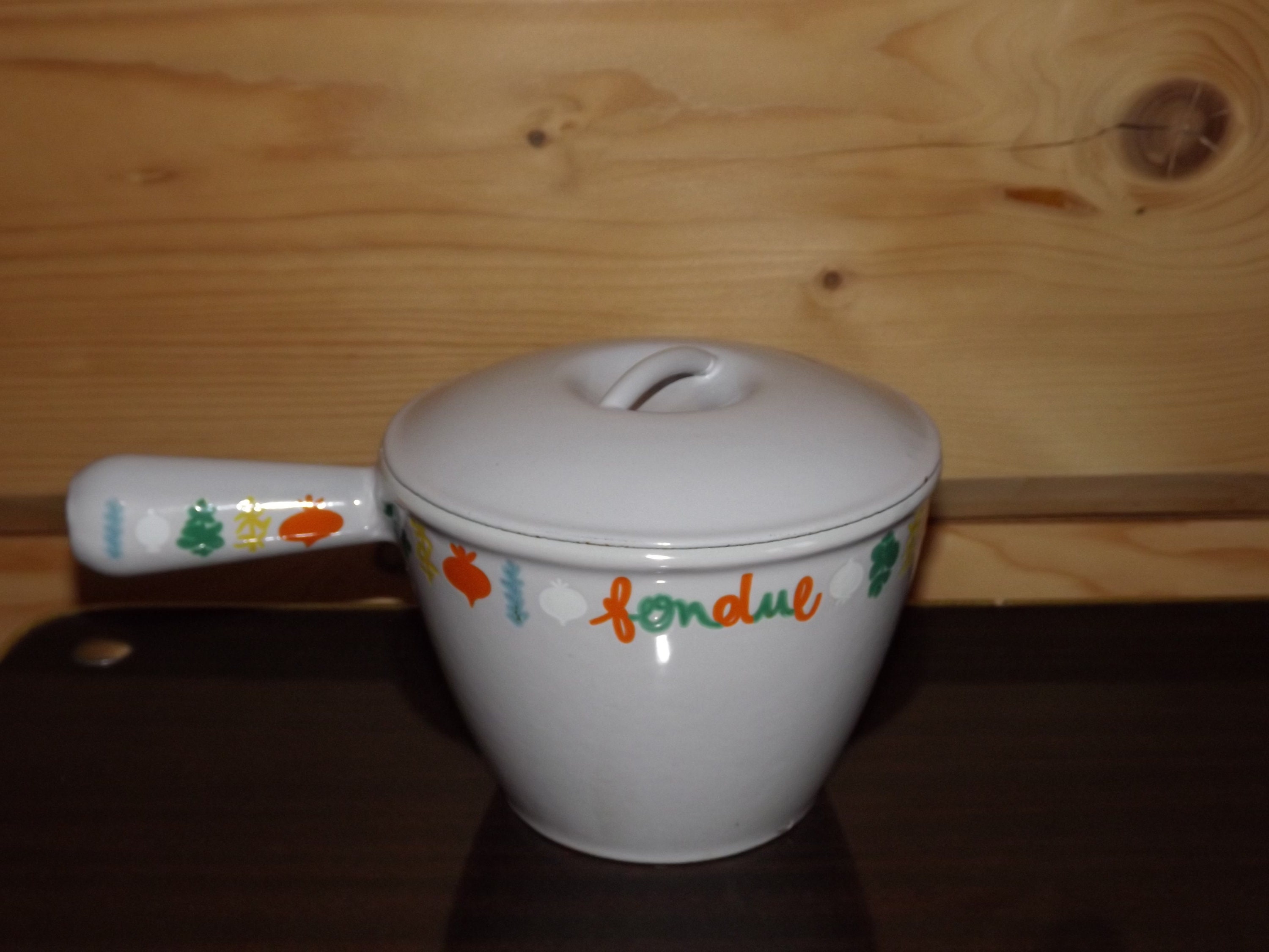 Vintage fondue le creuset - Etsy 日本