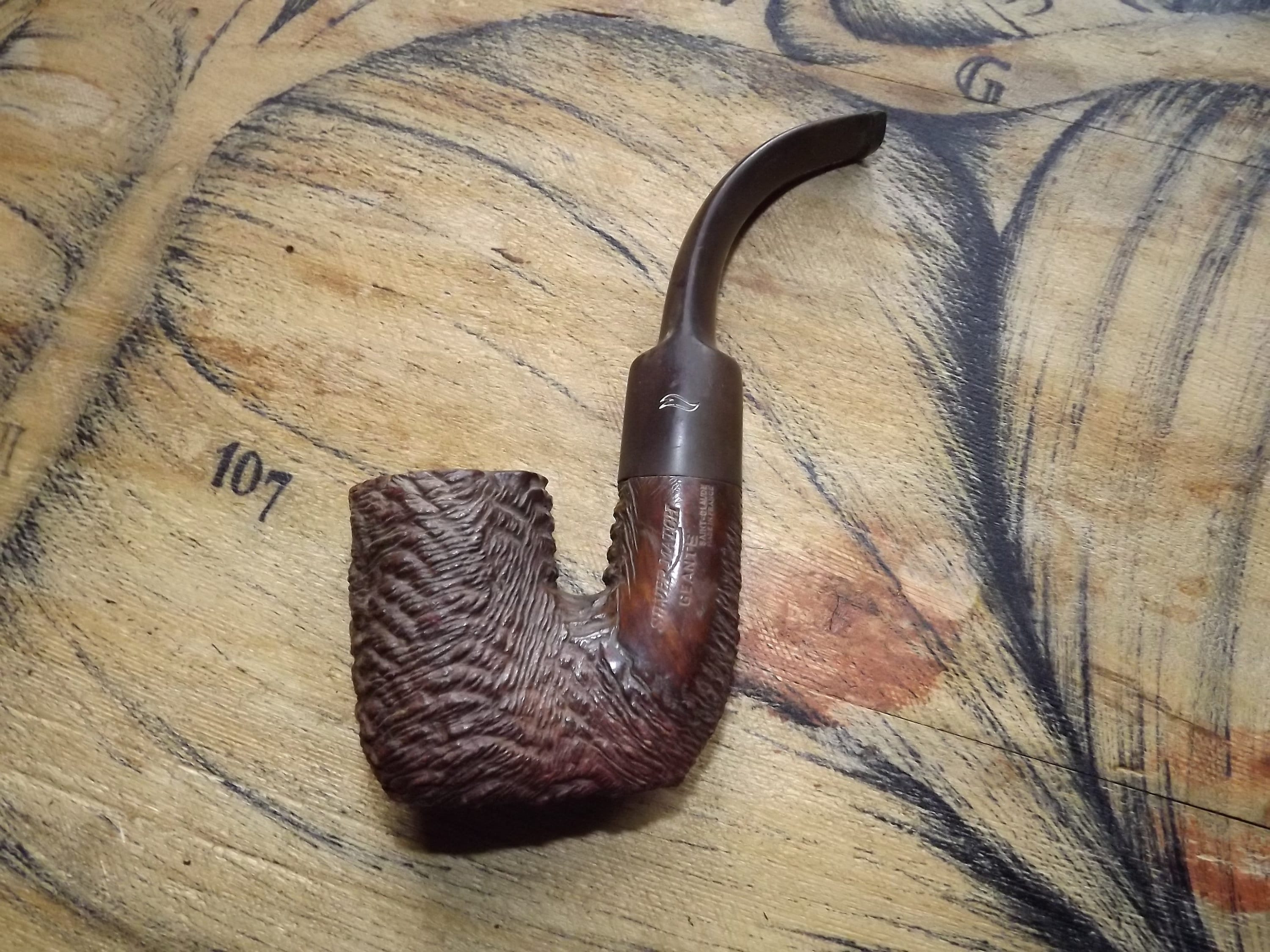 BC St. Claude France 1308 フランス製ヴィンテージパイプ Vintage French Smoking Pipe Saint-claude Silver Match Geante Made