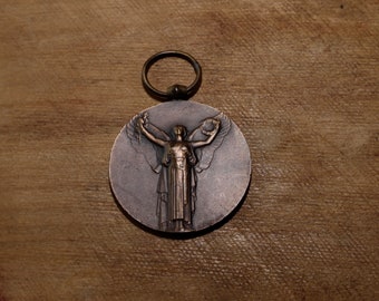 オリジナルのフランス馬術メダルの美しい鋳造品。1928年製 40MM 1枚