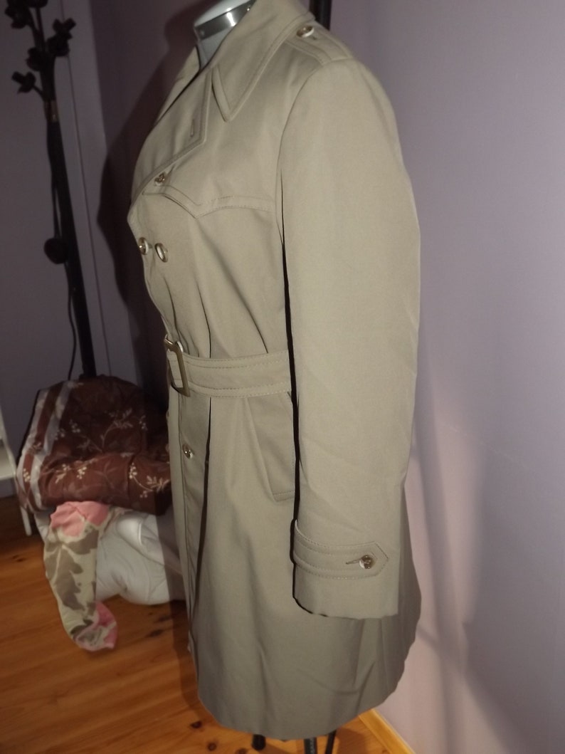 Male Trench Coat Akylon Rain Coat Mac Classic Paris Fashion Trenchcoat Vintage French Trench Coat Akylon Paris