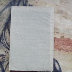 May include: A plain, off-white book cover with a slightly textured surface.