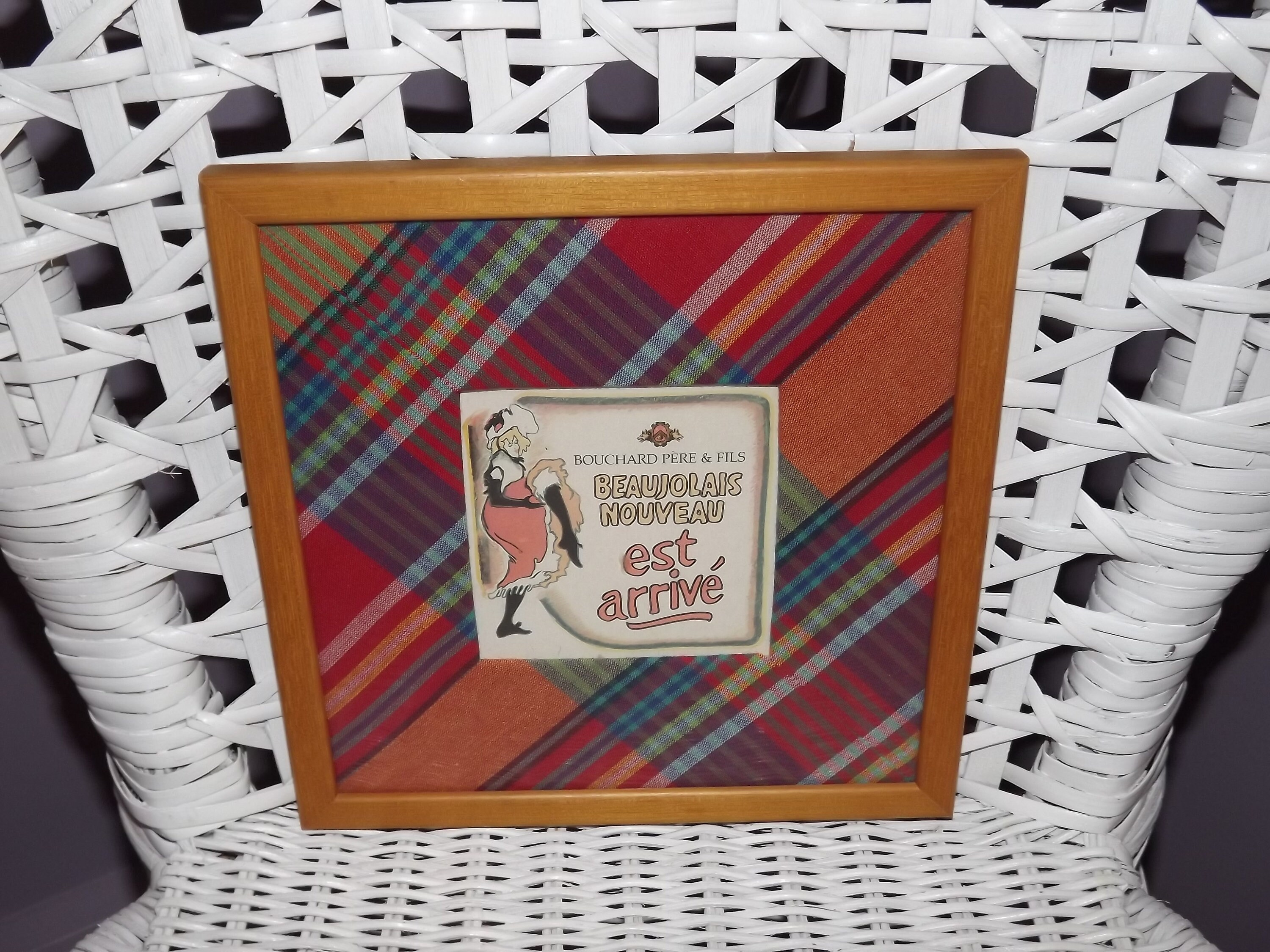 Vintages Français Cadre Maison Bouchard Père et Fils Beaujolais Nouveau - Décoratif Domaine Château 