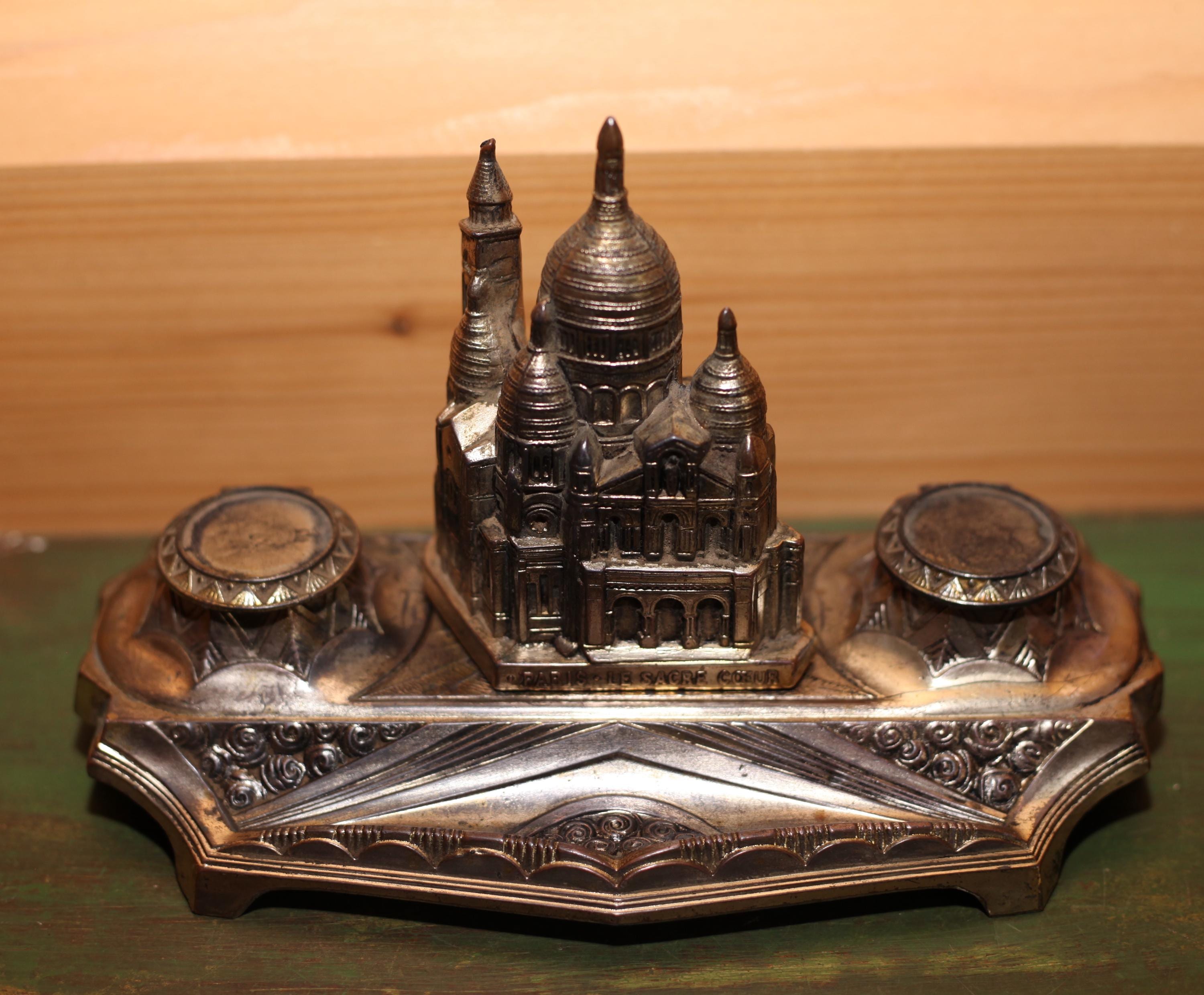 パリ アンティーク インクウェル Paris inkwell - Etsy 日本