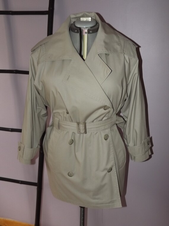 Gabardina Francesa Vintage Claude Havrey De Moda México Gabardina Francesa Vintage Claude, Trench Coat Significado En Espanol