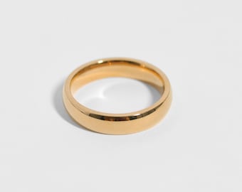 18K Gold Classic Band Ring