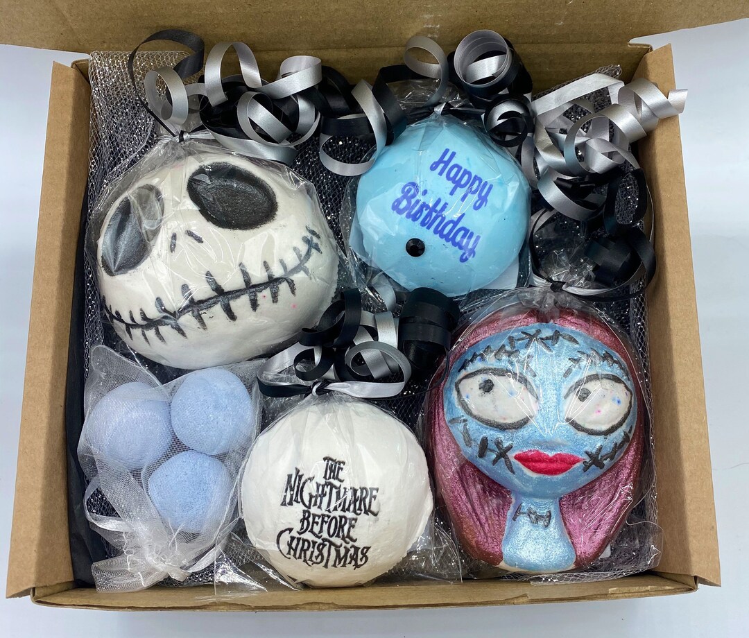 Jack and Sally Birthday Bath Bomb Gift Set Etsy UK