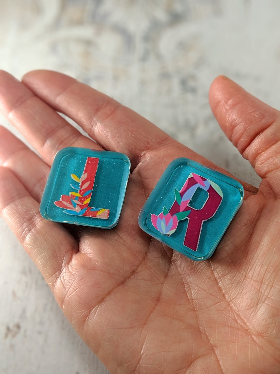Pretty Left and Right Xray Markers. Cute and Stylish Etsy