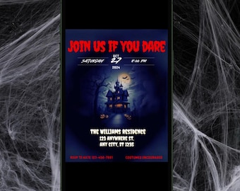 Digital Halloween Party Invite