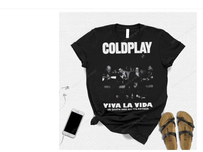 Coldplay World Tour - Etsy Canada