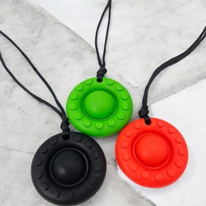 Chewelry, Popper, Stim Toy, Fidget Necklace, Adult Chewelry,  Sensory Necklace, Stim Necklace, Stim Jewelry, Autism Necklace, Fidget Jewelry