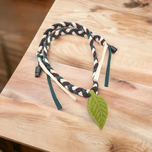 Chewelry necklace, Sensory, fidget, Autism, Fidget Necklace, Stim toy, Stim Jewelry, ADHD, Anxiety, Adult Chewelry, Leaf, t-shirt necklace