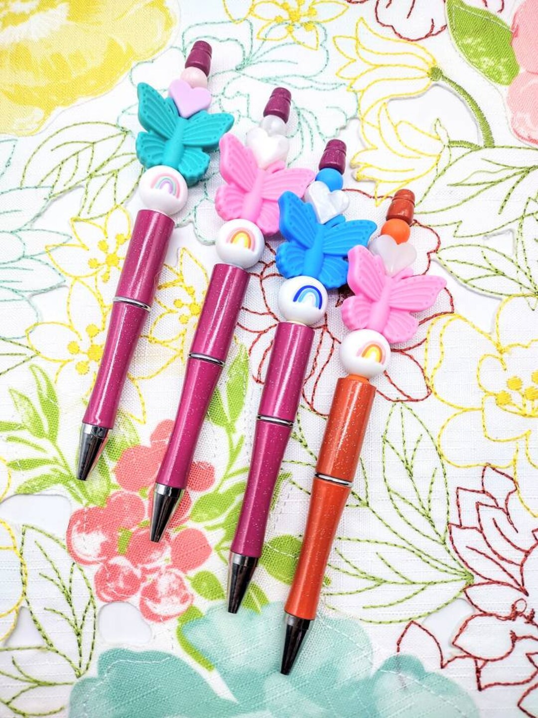 Beaded Pens, Bling Pen, Personalized Ball Point Pen, Gift, Planner Pen