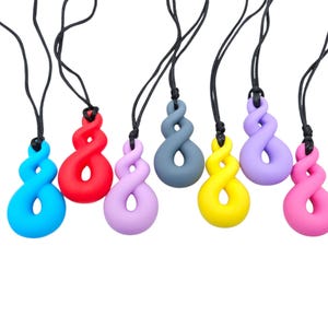 Chewelry, Sensory Necklace, Stim Toy, fidget toy, Autism, Fidget Necklace, Stim Jewelry, ADHD, Anxiety, Adult Chewelry, Fidget Jewelry, spd