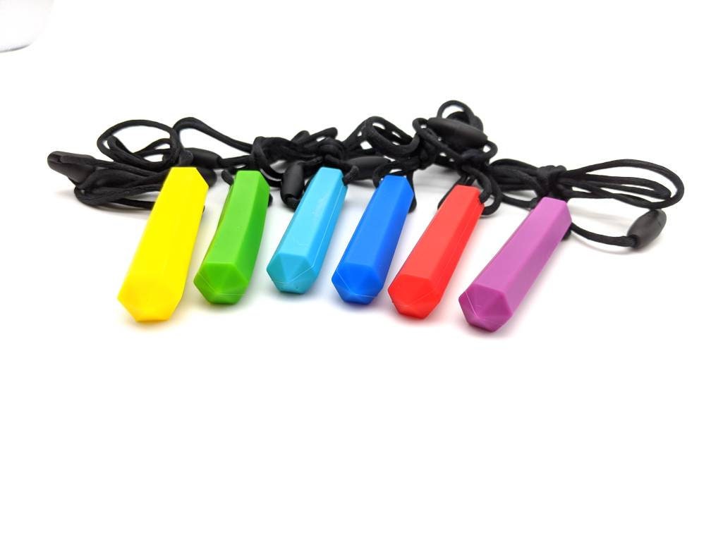 Chewelry necklace Sensory stim chew chew stim fidget | Etsy