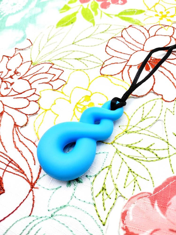 Collier à Mâcher Sensoriel - Silicone Alimentaire - Pour Autisme, TDAH, Anxiété - Enfants/Adultes