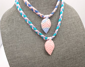 Chewelry necklace, Sensory, stim, fidget, Autism, Fidget Necklace, Stim toy, Stim Jewelry, ADHD, Anxiety, Adult Chewelry, leaf