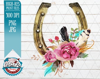 Download Floral Horseshoe Etsy