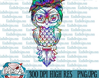 Download Watercolor Owl Etsy