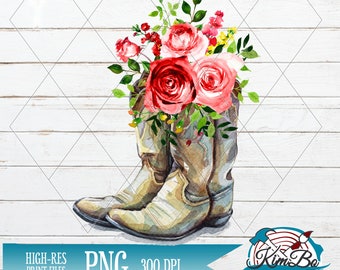 Red rose hotsell cowboy boots