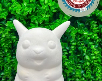 Pikachu / Dipingi la tua ceramica in biscotto / Regalo fai da te