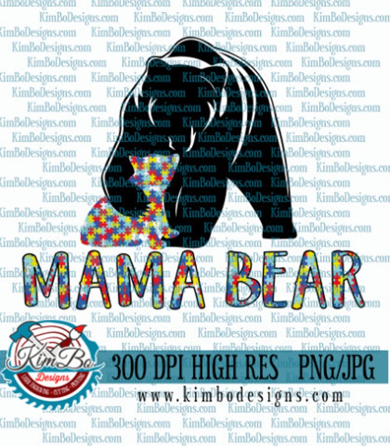 Free Free Mama Bear Autism Svg 466 SVG PNG EPS DXF File