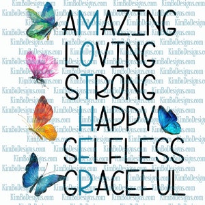 Aquarelle mère papillon incroyable aimant fort heureux altruiste gracieux clipart, téléchargement immédiat, graphiques par sublimation, PNG JPG pas SVG
