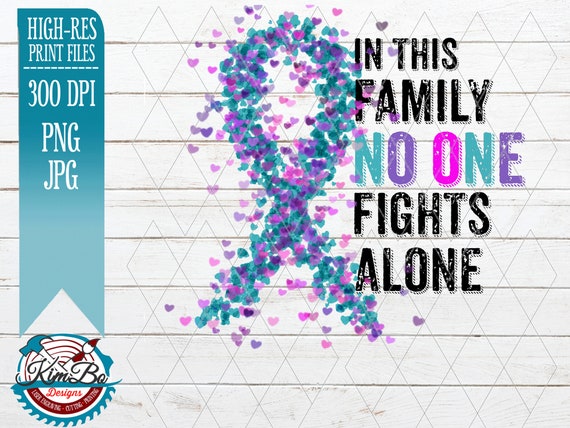 In This Family No One Fights Alone Shirt Thyroid Cancer In This Family No One Fights Alone Shirt Thyroid Cancer