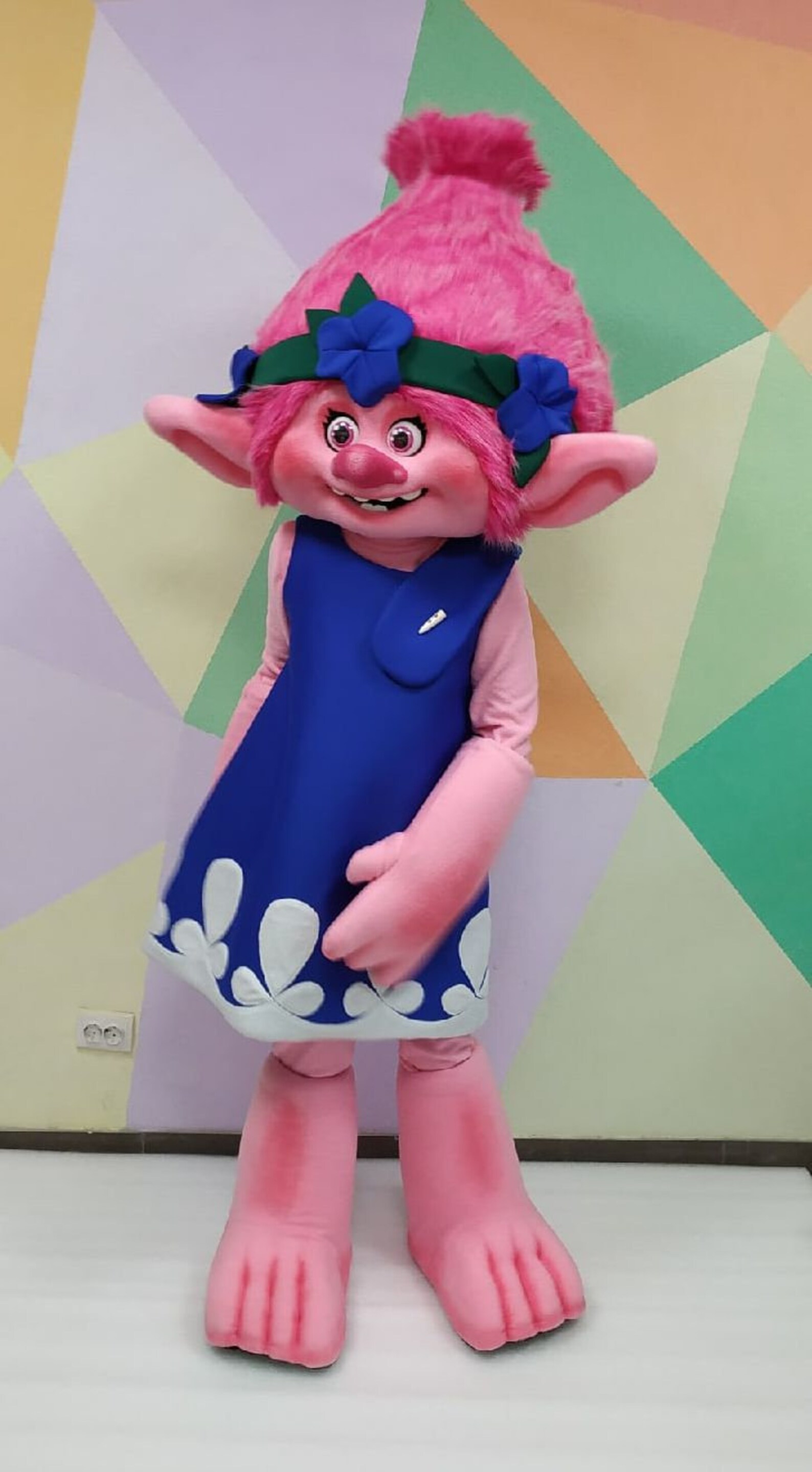 RoseTroll costume. Troll suit. Troll mascot costume Etsy